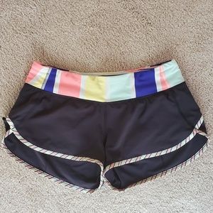 Lululemon Speed Shorts - 2013 Seawheeze Black